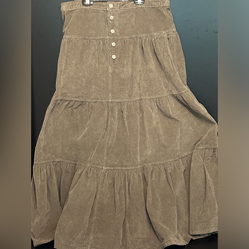 We the Free People chord skirt. Long.  Size XL